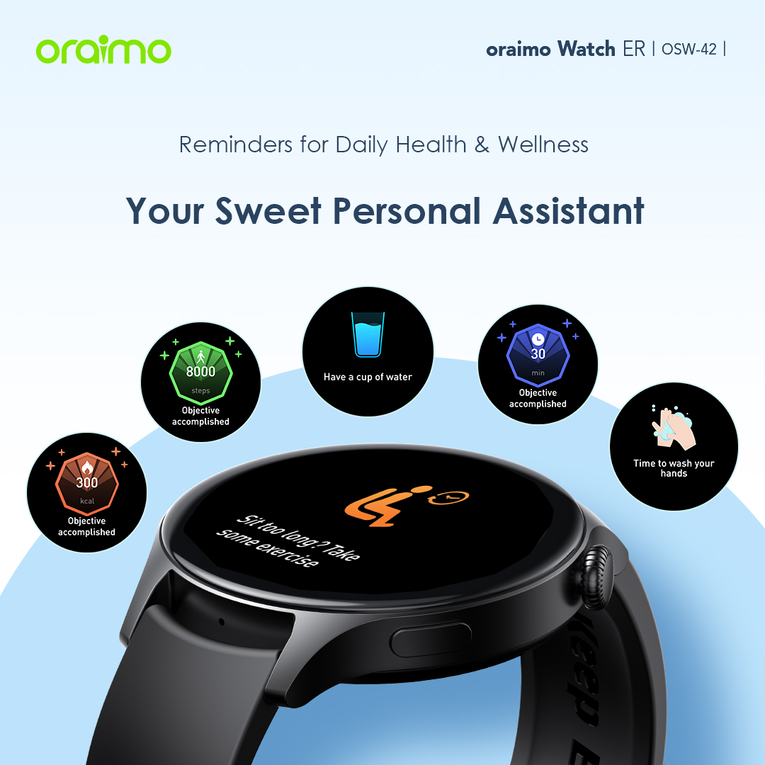 Oraimo Watch 2 Pro in Ikeja - Smart Watches & Trackers, Elite Phones |  Jiji.ng