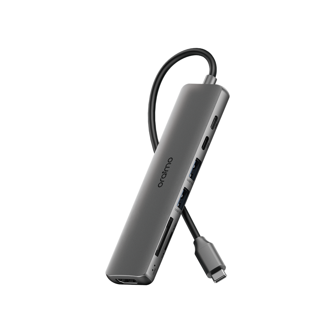 oriamo PowerTrans USB-C 7-in-1 Multi-Functional Adapter Docking
