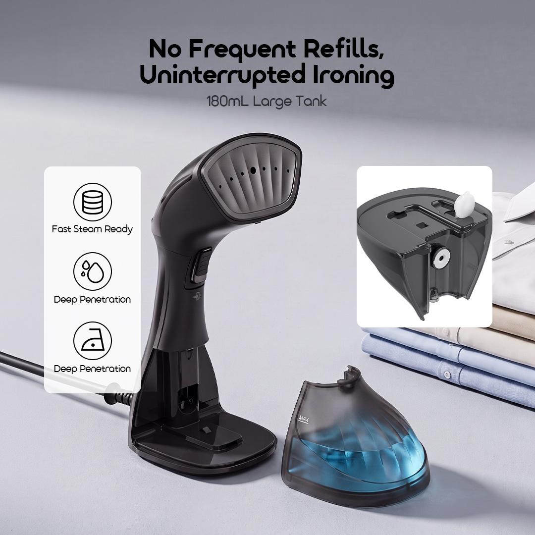 oraimo easysteam 2 handheld iron africa OHI-202A 06 no frequent refills uninterrupted ironing