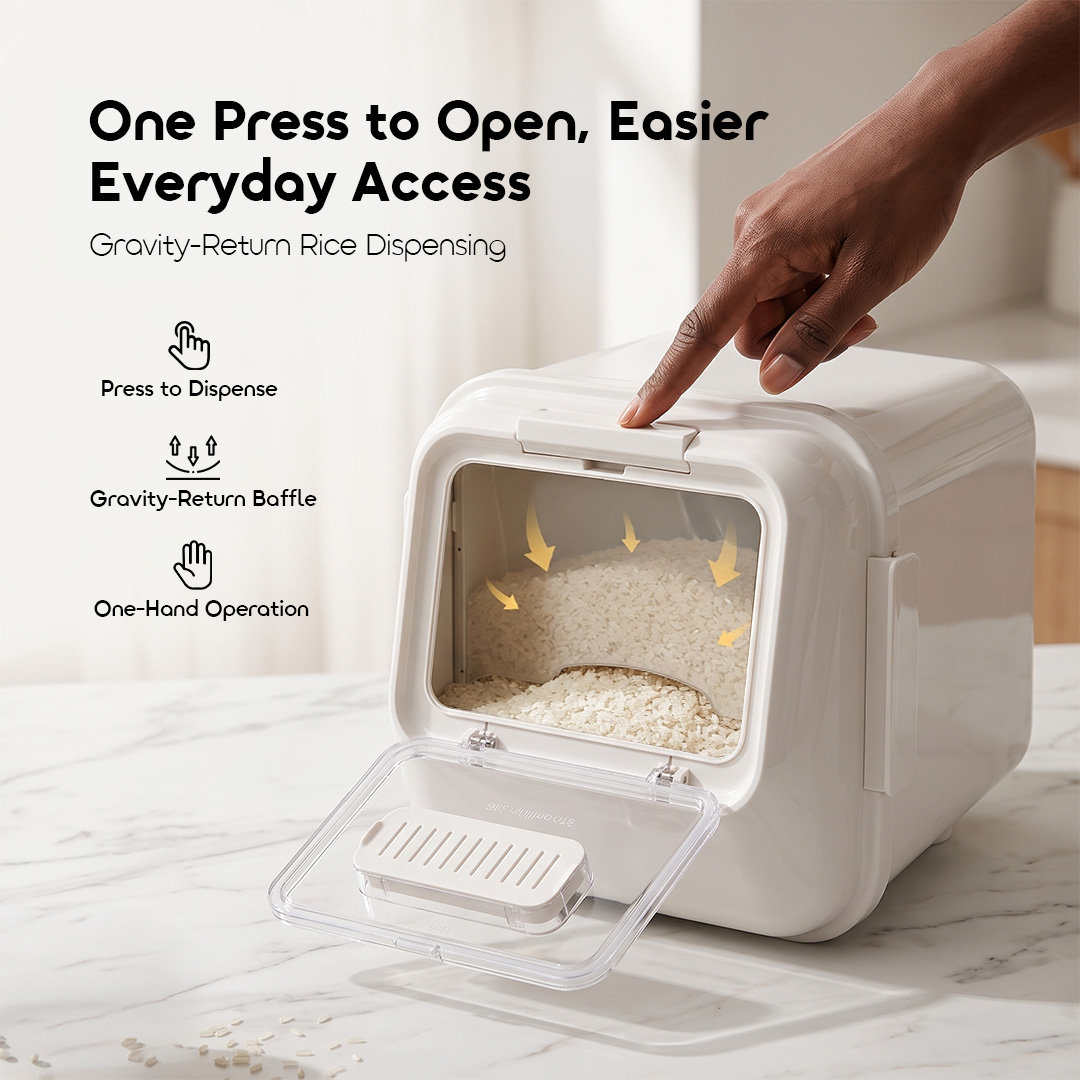 oraimo GrainVault Rice Dispenser & Food Storage Set