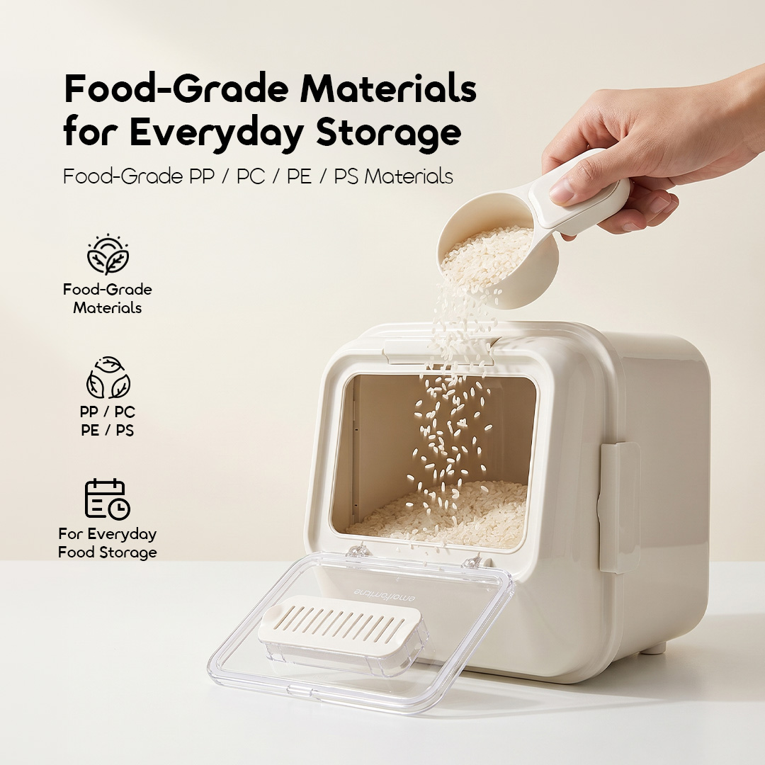 oraimo GrainVault Rice Dispenser & Food Storage Set