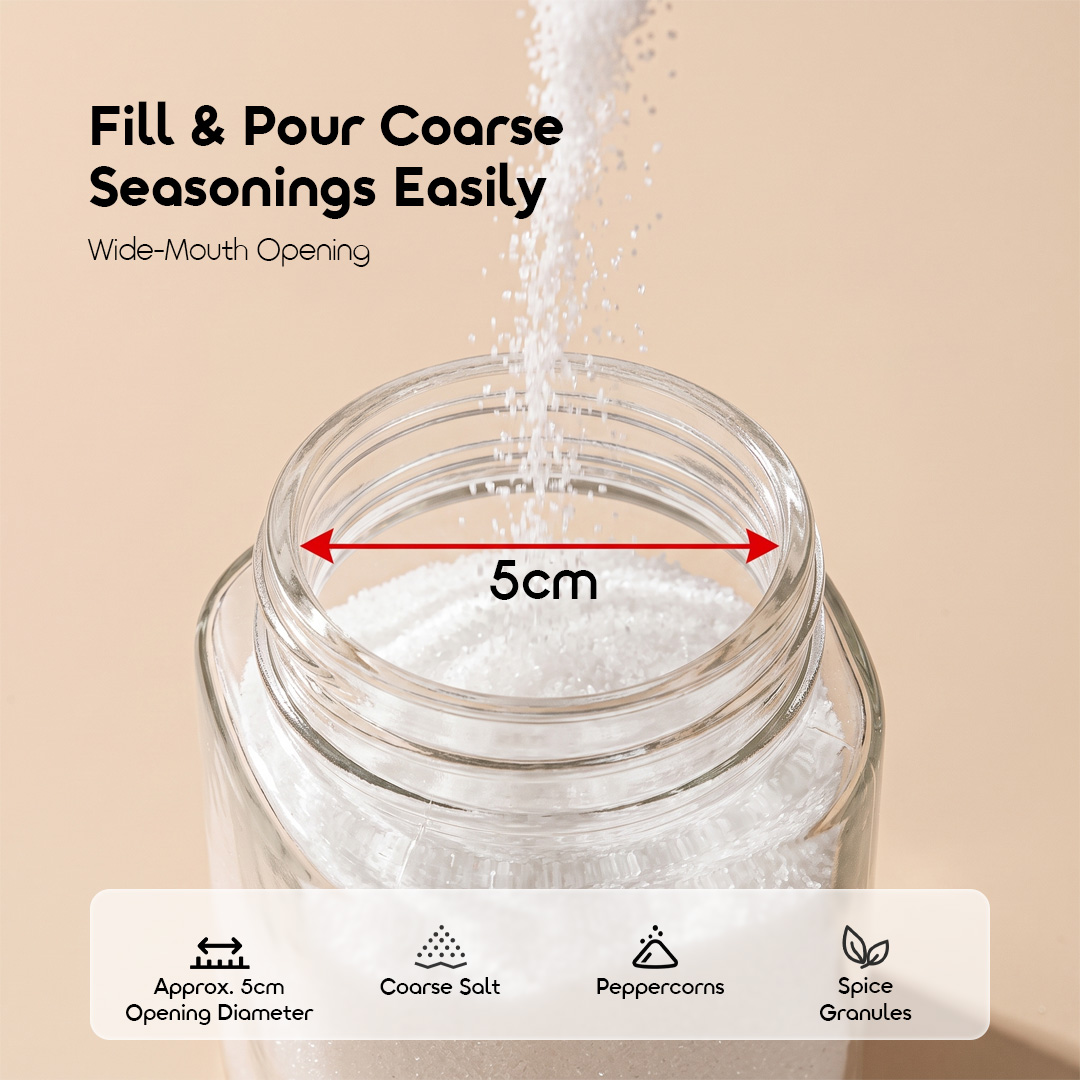oraimo measuring spice jar set spiceflow OHKS-009 04 wide mouth opening oraimo measuring spice jar set spiceflow OHKS-009 04 wide mouth opening