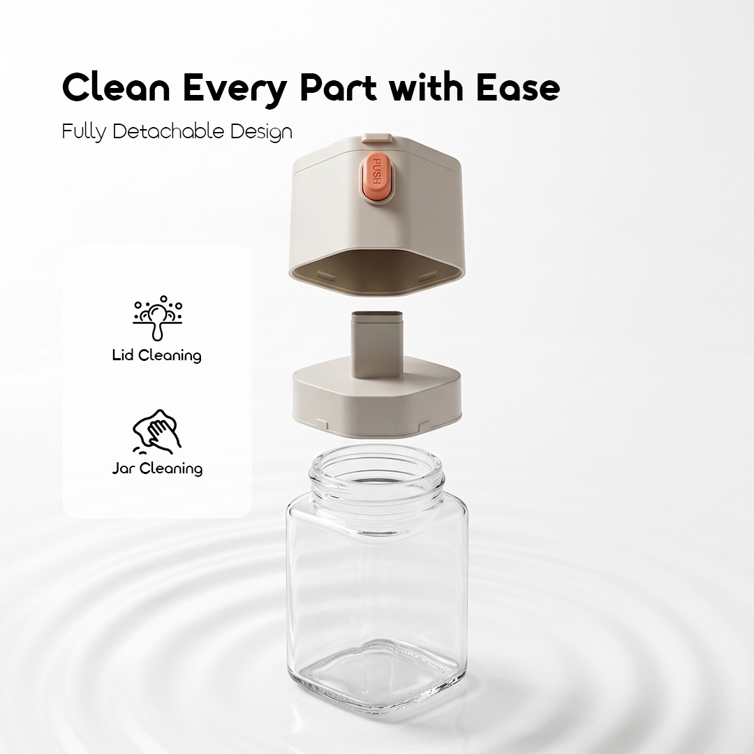 oraimo measuring spice jar set spiceflow OHKS-009 06 fully detachable design oraimo measuring spice jar set spiceflow OHKS-009 06 fully detachable design