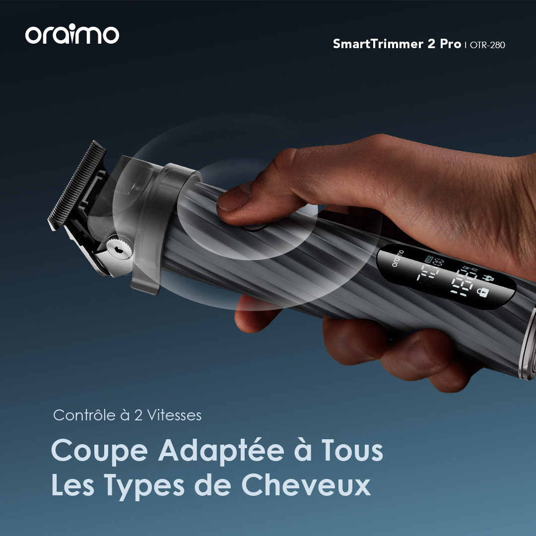 oraimo SmartTrimmer 2 Pro Tondeuse puissante de 7000 PRM