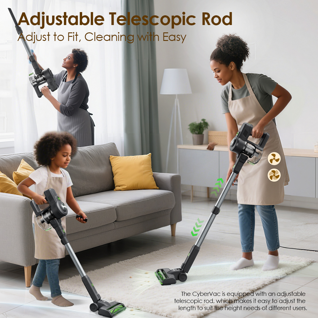 Oraimo Cordless Stick Vacuum CyberVac OSV 102B Adjustable Telescopic rod Oraimo Cordless Stick Vacuum CyberVac OSV 102B Adjustable Telescopic rod