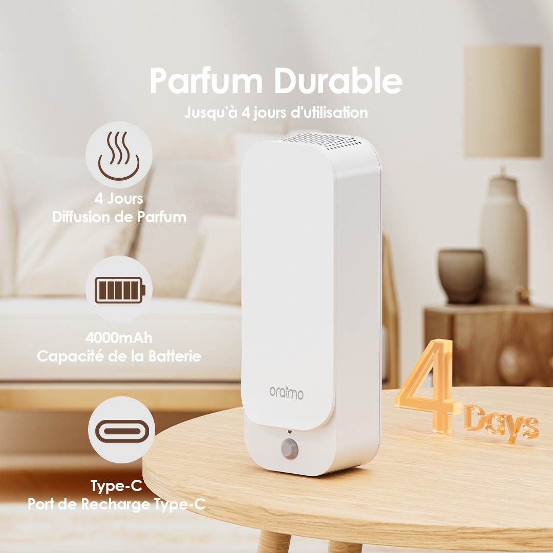 Oraimo Essential Oil Diffuser AromaGlow OAD 212A 3 Long Lasting Fragrance