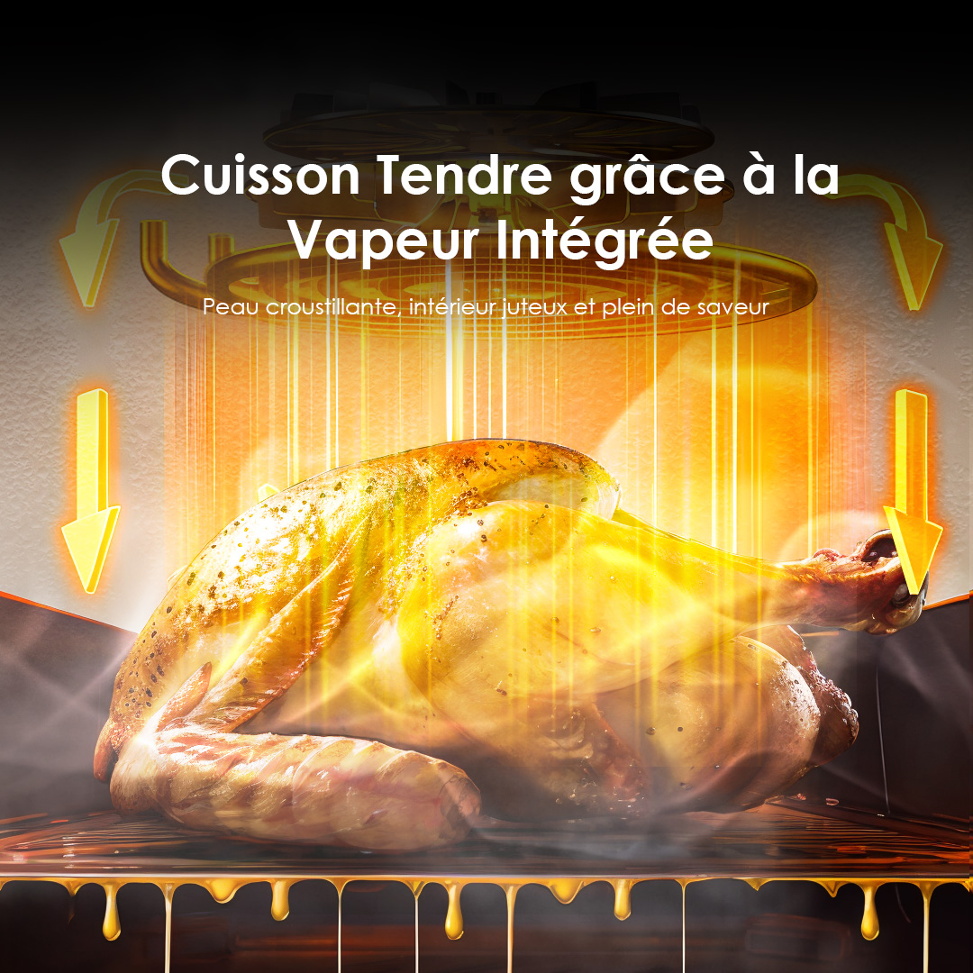 Oraimo Large Capacity Air Fryer NutriFry Max OAF-501A 3 Steam Tender