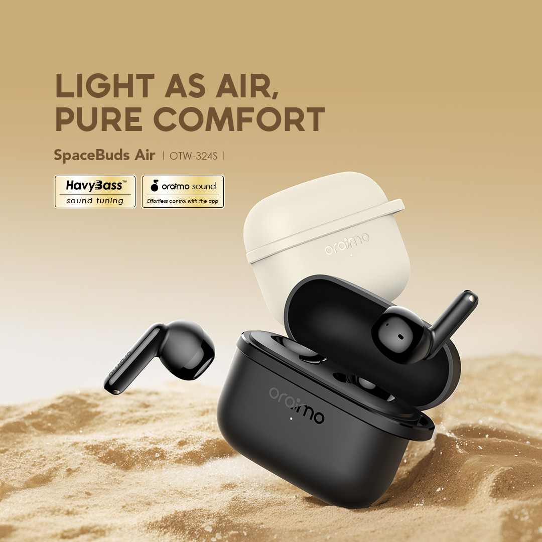 Oraimo True Wireless Earbuds SpaceBuds Air OTW 324S 1 Total Oraimo True Wireless Earbuds SpaceBuds Air OTW 324S 1 Total
