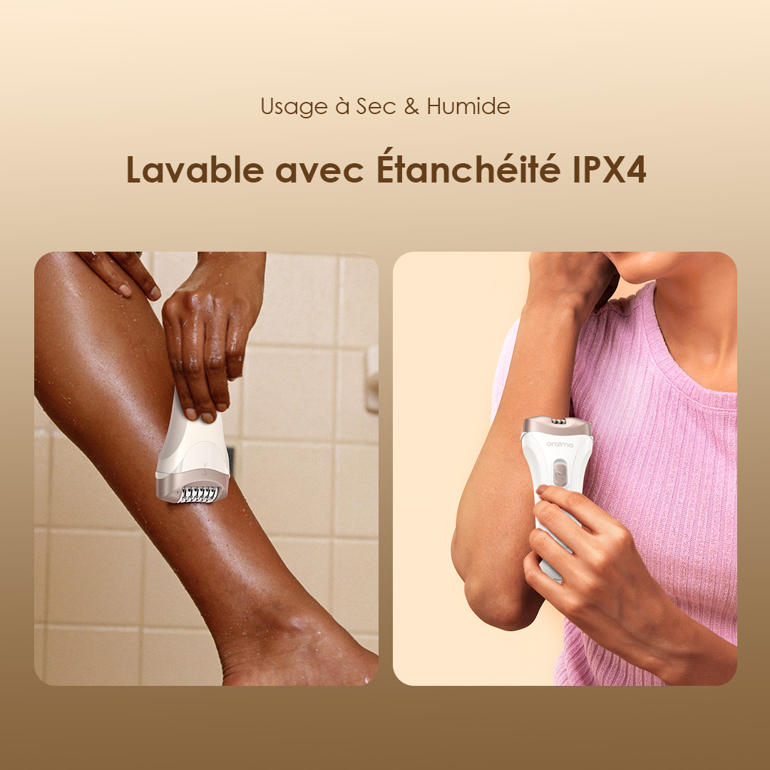 oraimo SilkSmooth OBE-210N women epilator IPX4 oraimo SilkSmooth OBE-210N women epilator IPX4