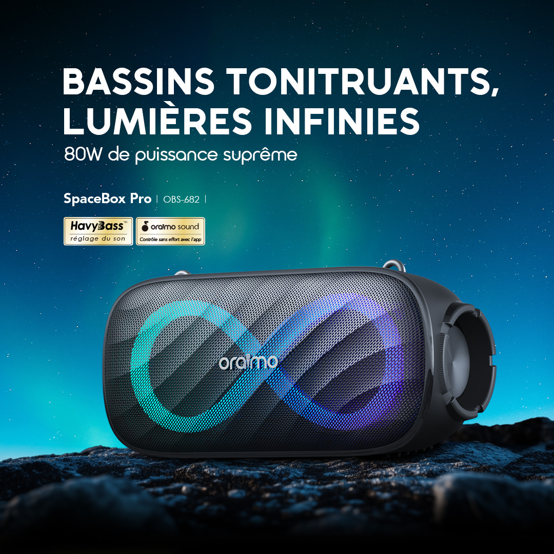 Oraimo Portable Wireless Speaker SpaceBox Pro OBS-682 1 Total FR