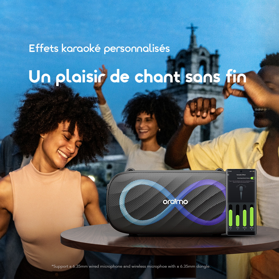 Oraimo Portable Wireless Speaker SpaceBox Pro OBS-682 5 Customization FR