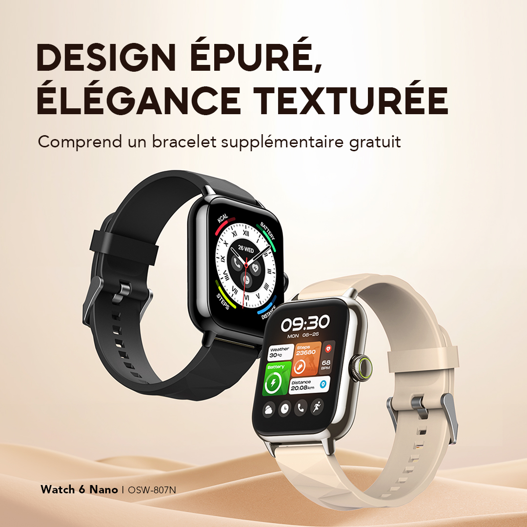 Oraimo Smart Watch Watch 6 Nano OSW-807N 1 Total Oraimo Smart Watch Watch 6 Nano OSW-807N 1 Total