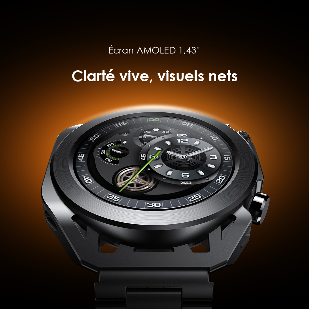 Oraimo Smart Watch Watch Pro X OSW-851H 3 AMOLED Screen Oraimo Smart Watch Watch Pro X OSW-851H 3 AMOLED Screen