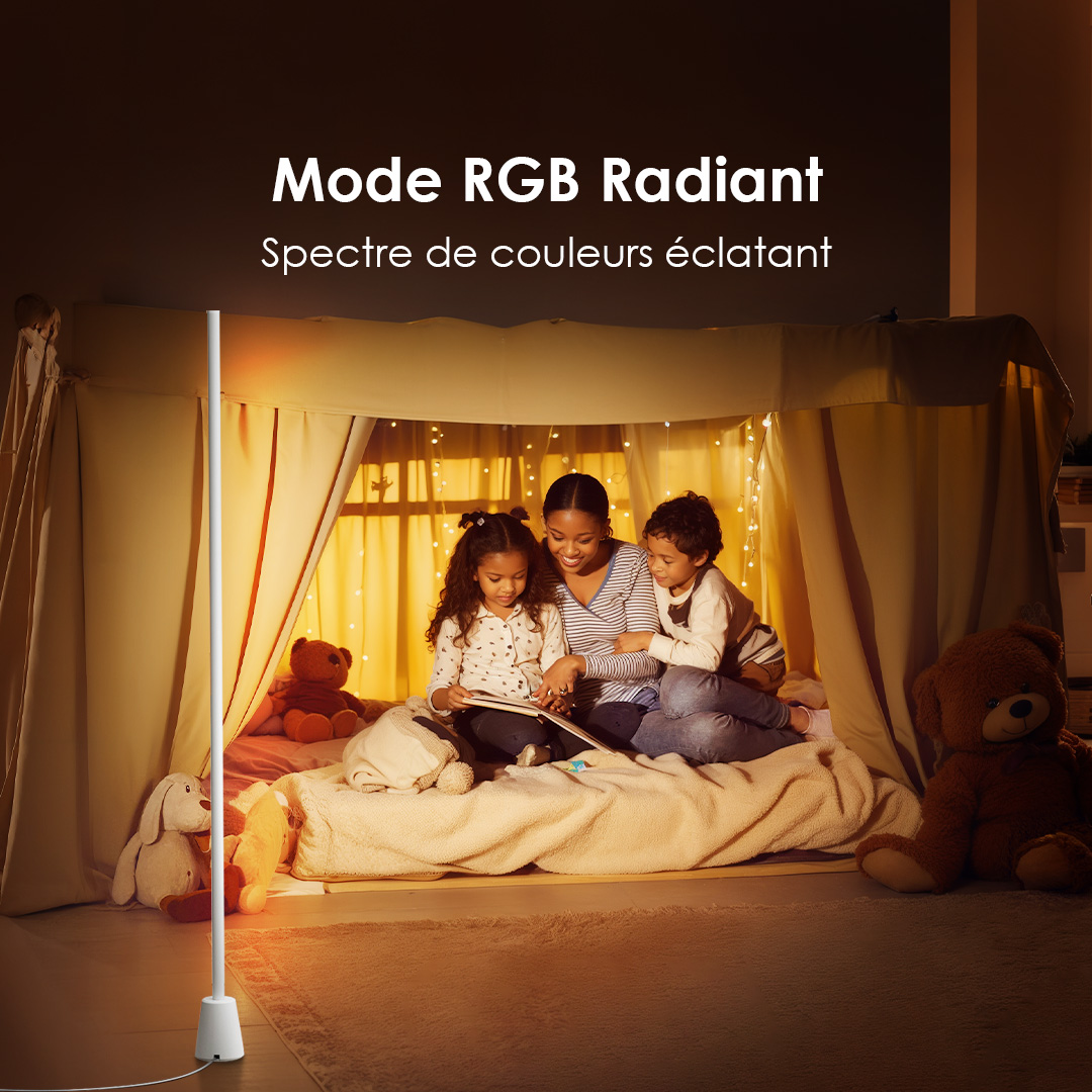 Floor lamp CornerGlow OLL-201A rgb radiant mode