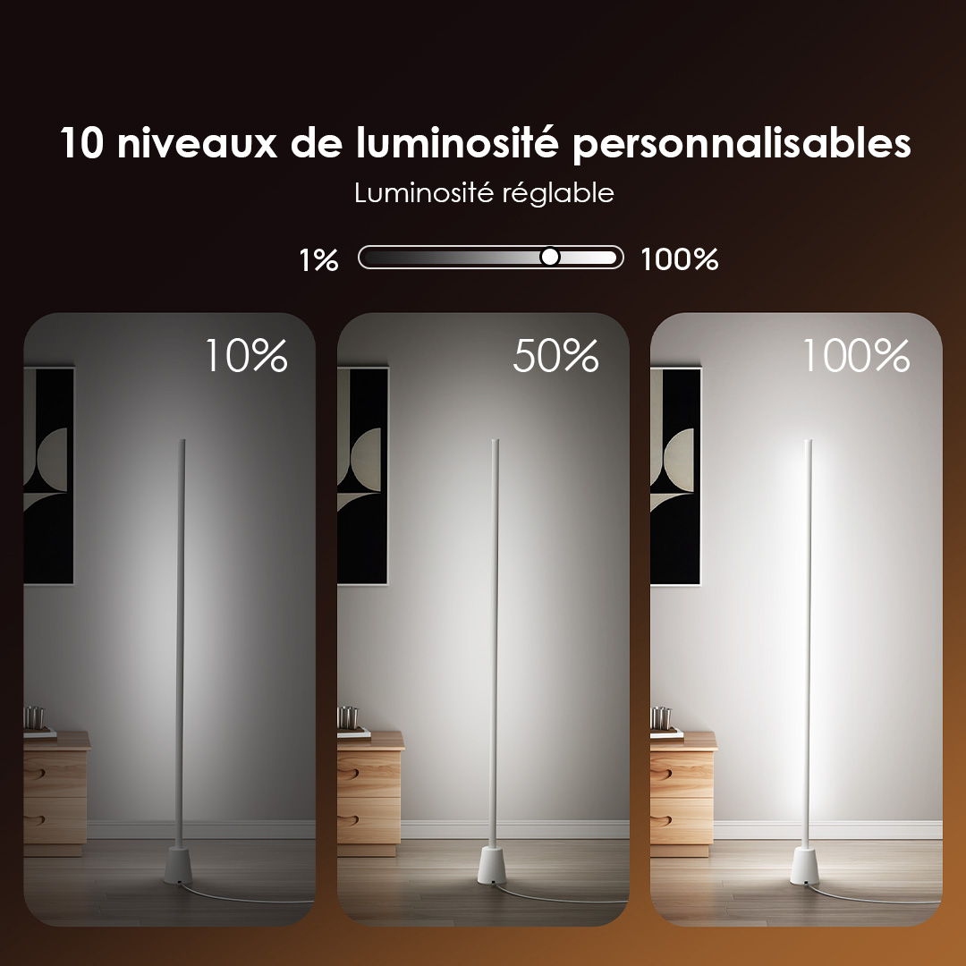 Floor lamp CornerGlow OLL-201A adjustable brightness