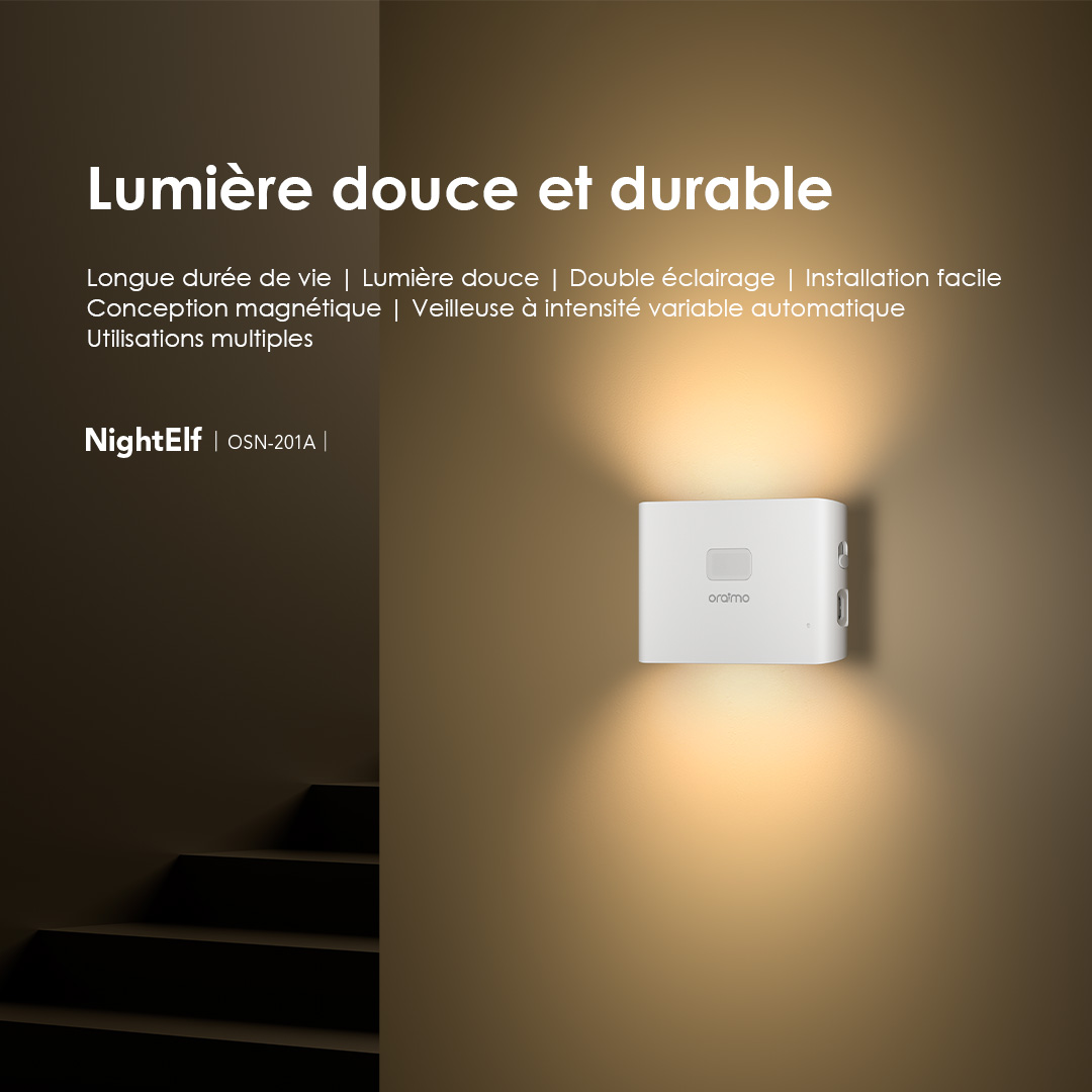 oraimo Sensor Night Light NightElfs OSN-201A  features