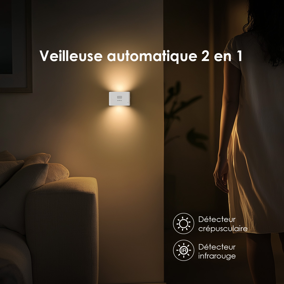 oraimo Sensor Night Light NightElfs OSN-201A  2-in-1 Auto Sensor Night Light