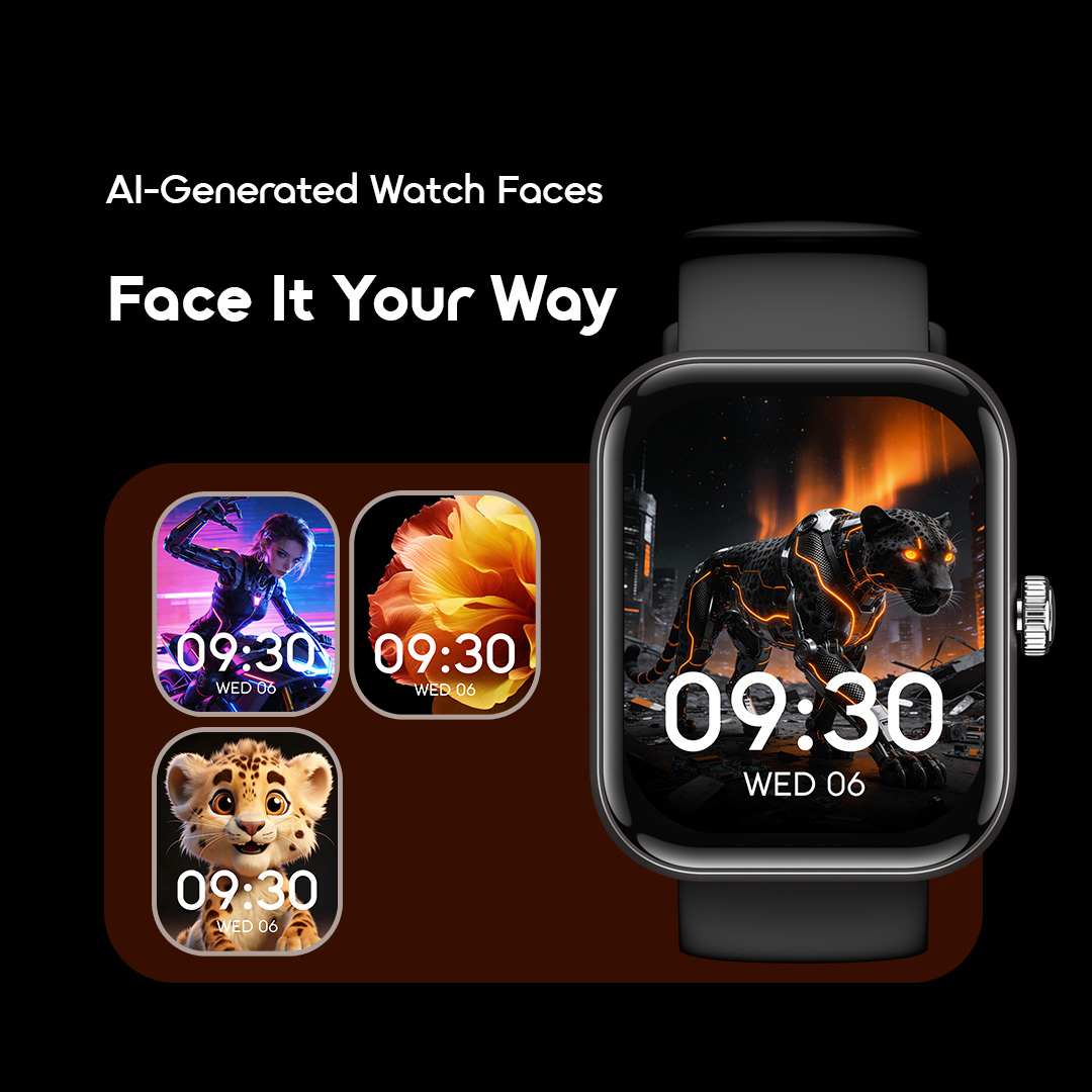 oraimo Smart Watch Watch Nova 2N OSW-815N 10 Face It Your Way