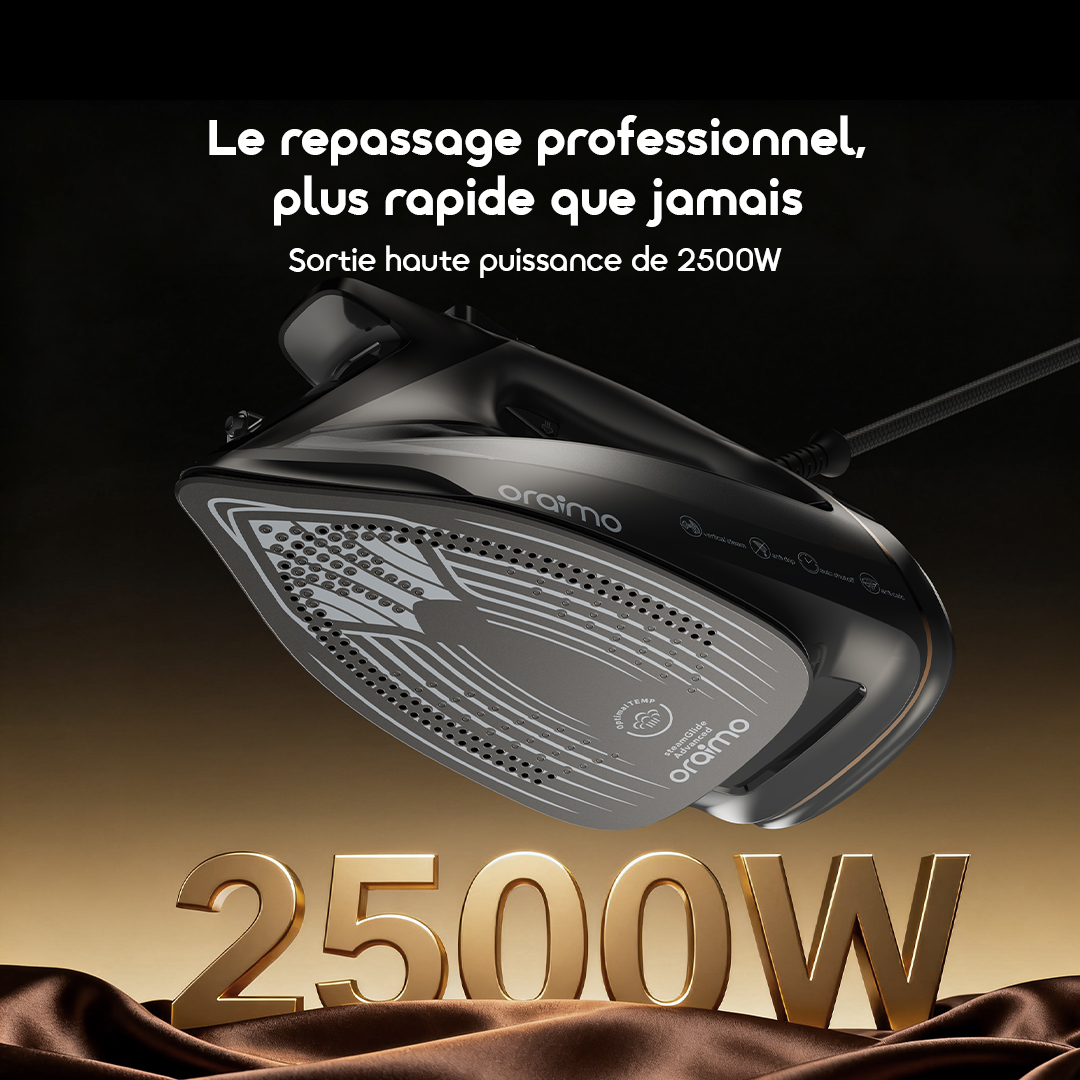 oraimo fer à repasser électrique steamcore oei-511a haute puissance 2