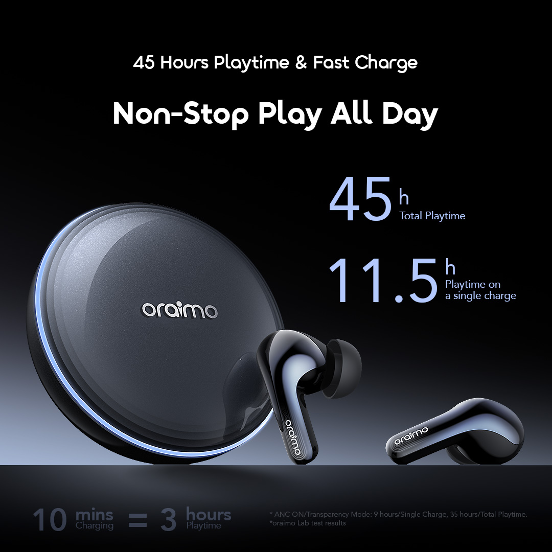 oraimo True Wireless Earbuds SpaceBuds2 OTW 631 11 Charge A