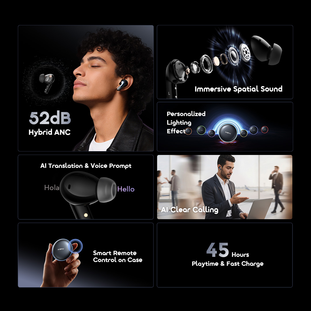 oraimo True Wireless Earbuds SpaceBuds2 OTW 631 2 Features A