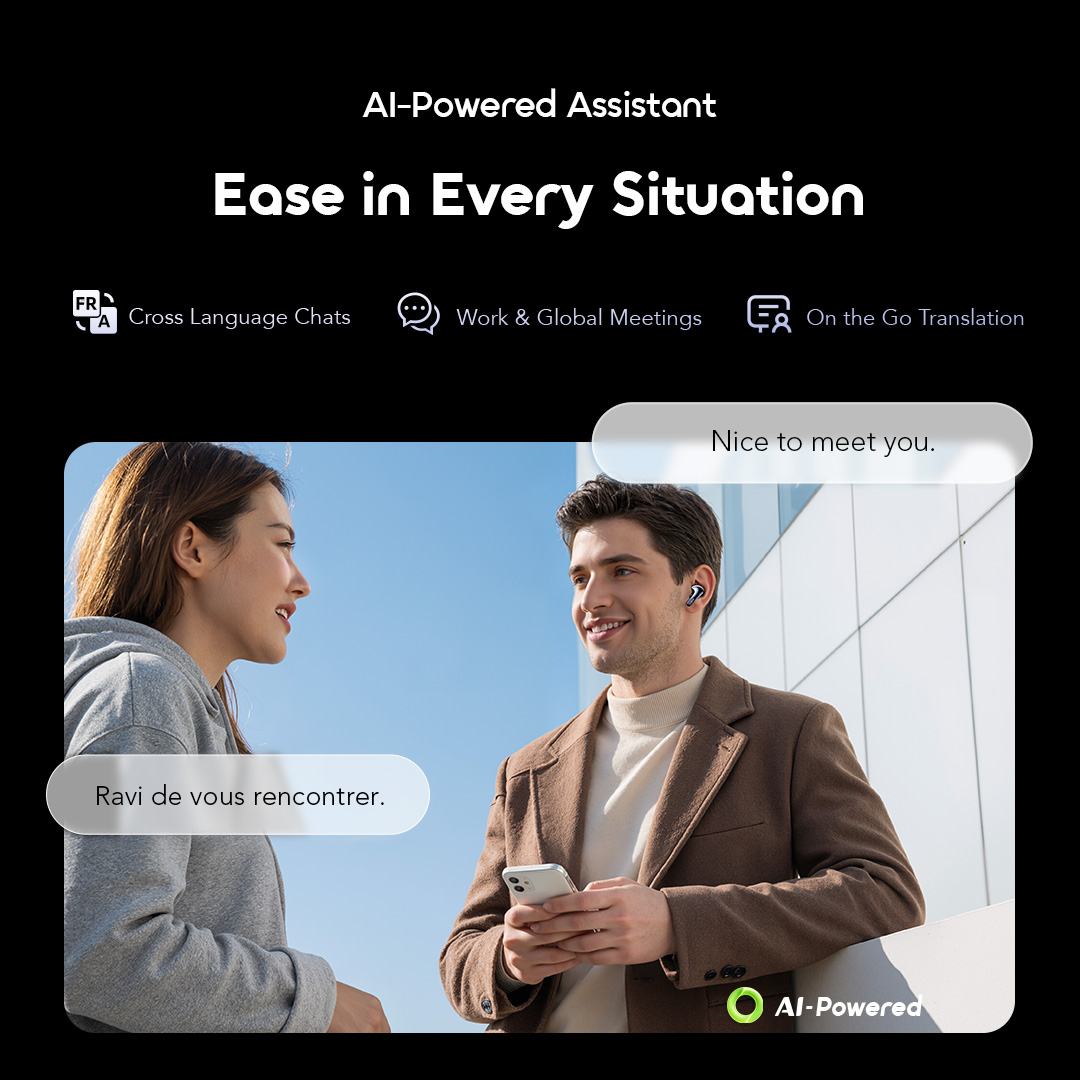 oraimo True Wireless Earbuds SpaceBuds2 OTW 631 6 AI Assistant A