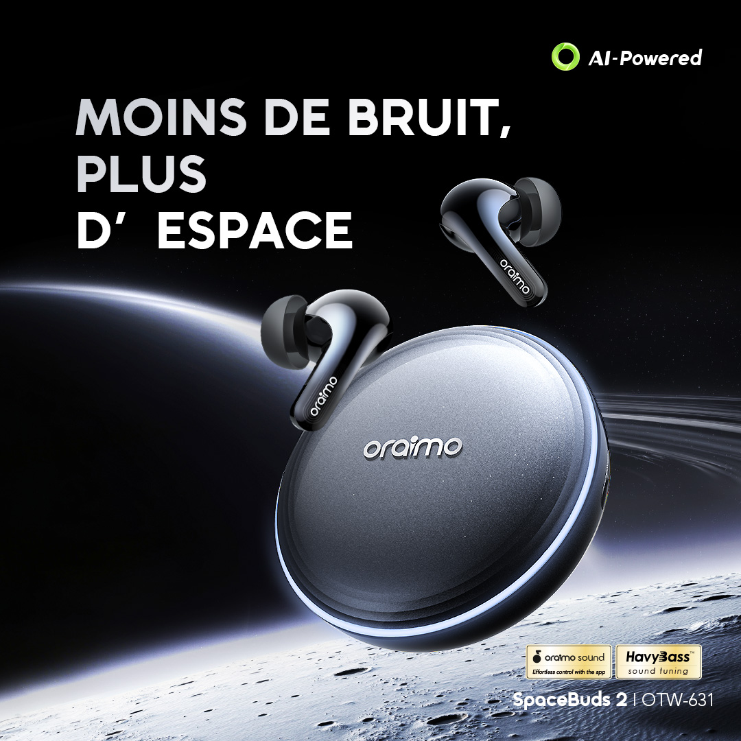 oraimo True Wireless Earbuds SpaceBuds2 OTW 631 1 Main FR