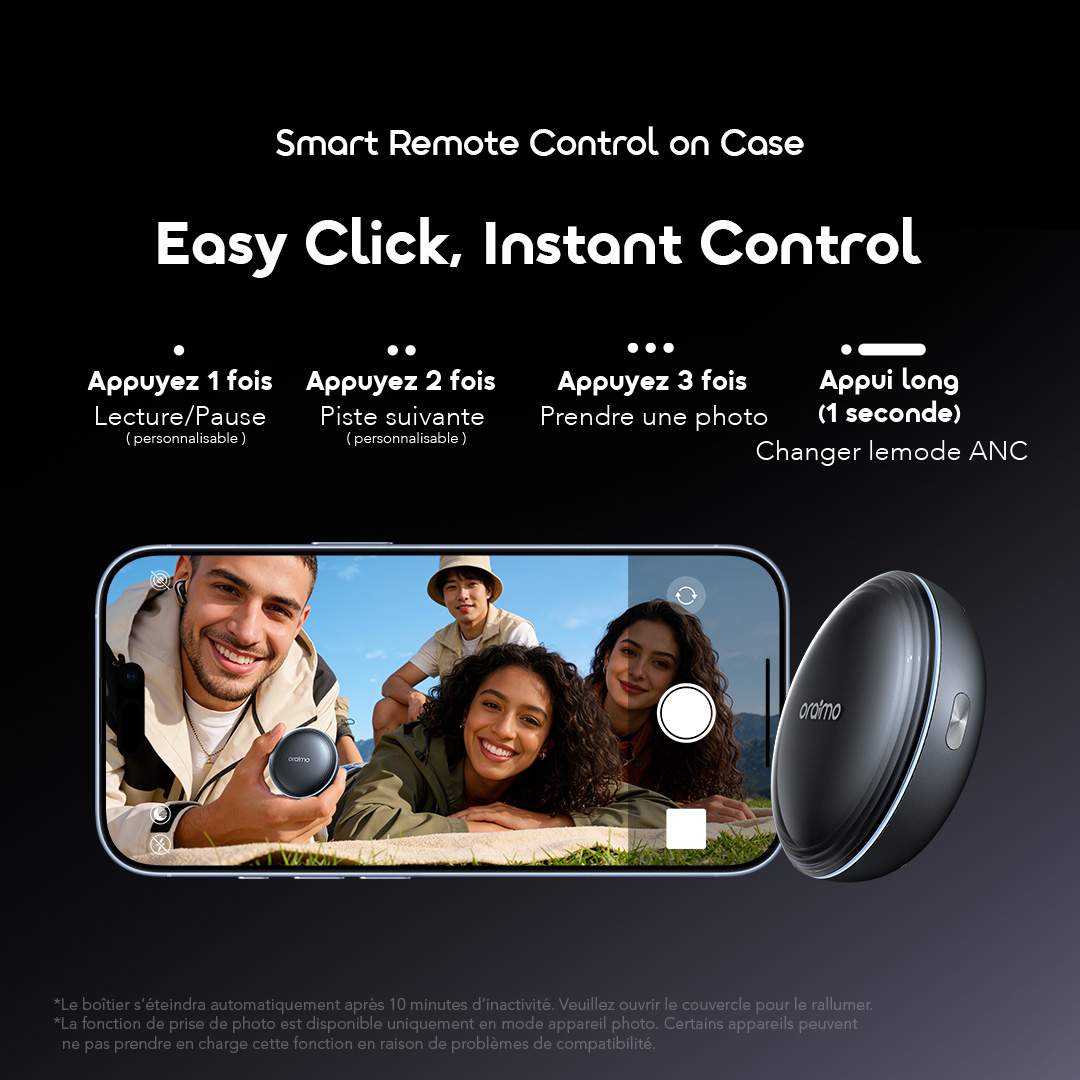 oraimo True Wireless Earbuds SpaceBuds2 OTW 631 10 Remote Control FR