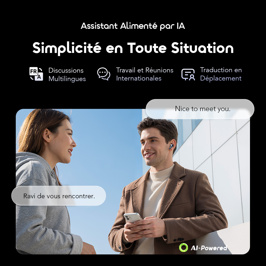 oraimo True Wireless Earbuds SpaceBuds2 OTW 631 6 AI Assistant FR