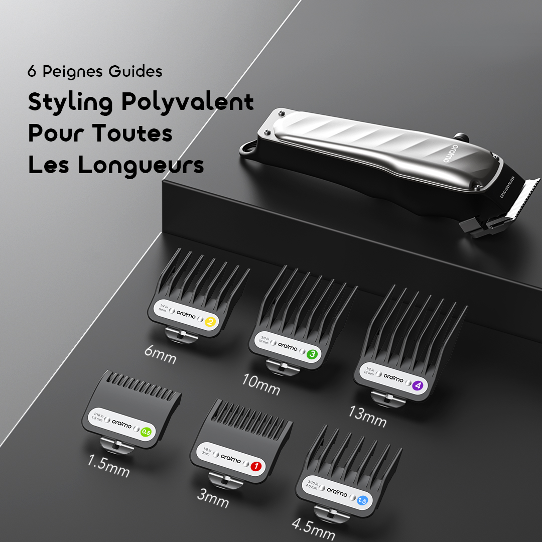 oraimo Hair Clipper EasyCut 2 OCL 233N 7 6 Guide Combs