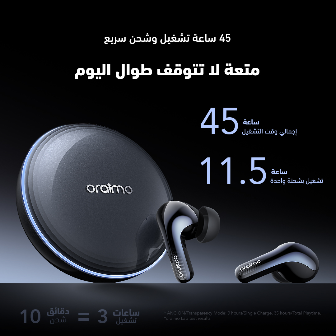 oraimo True Wireless Earbuds SpaceBuds2 OTW 631  Charge 