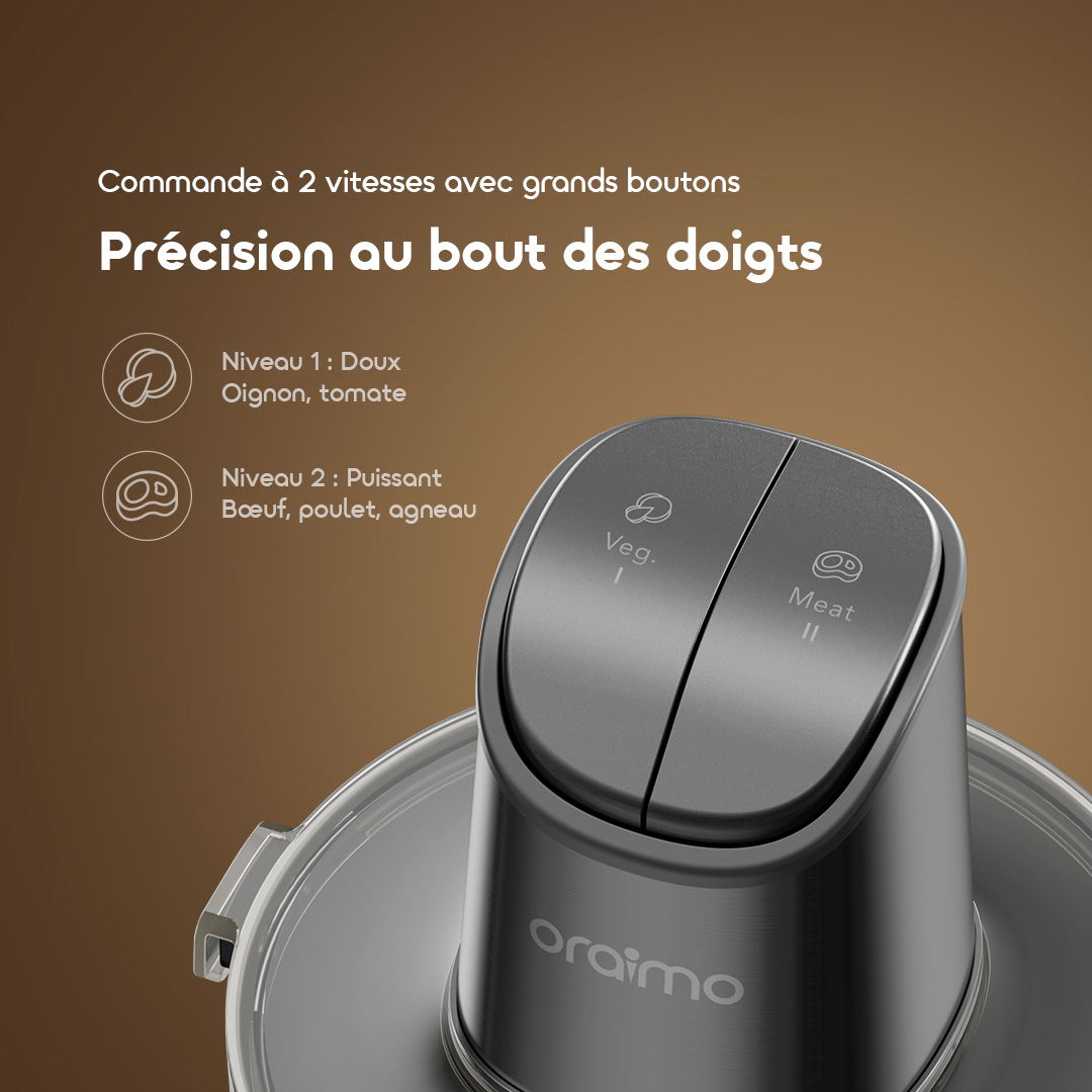 oraimo Meat Grinder PowerMince OBL 221A 2Speed 5 oraimo Meat Grinder PowerMince OBL 221A 2Speed 5