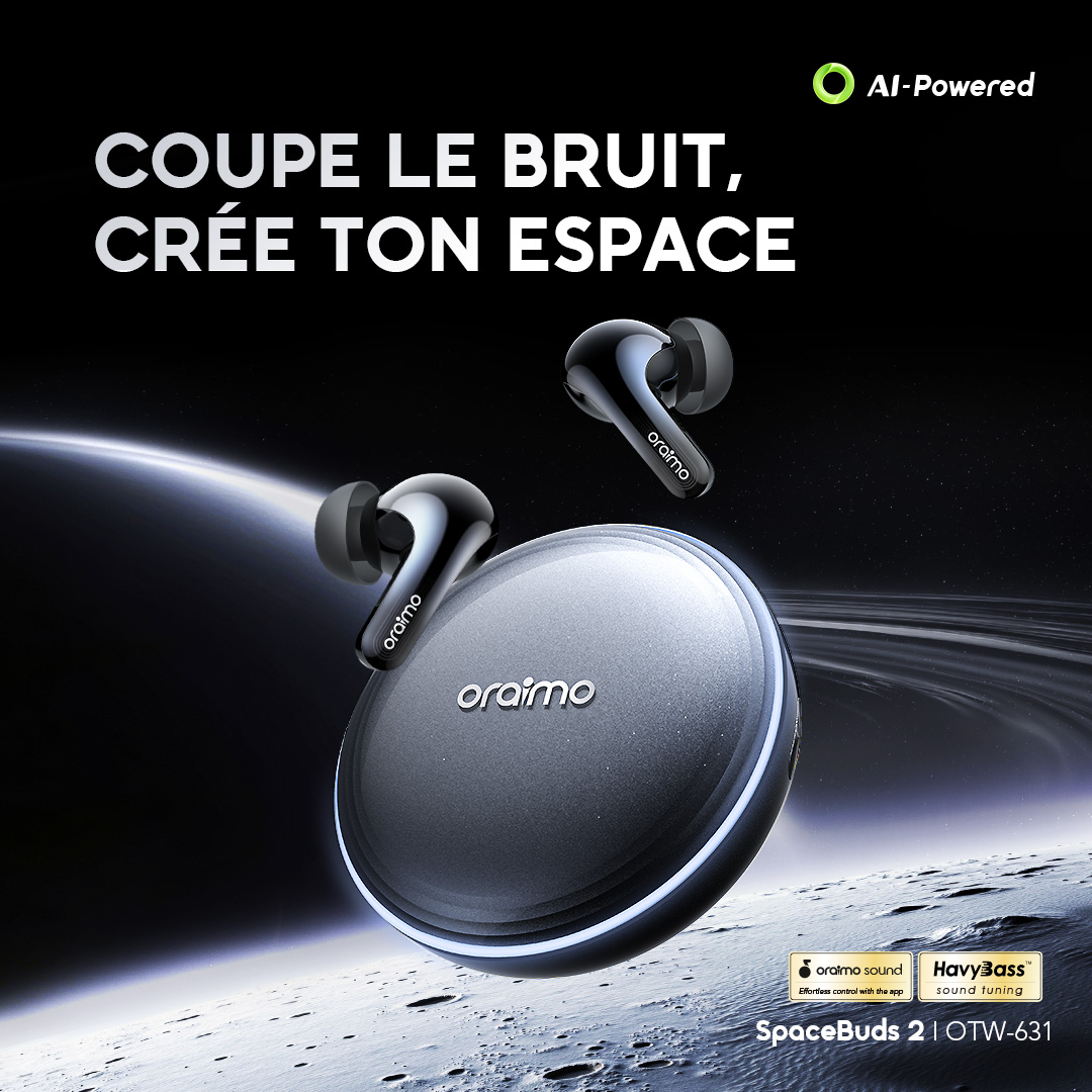 oraimo True Wireless Earbuds SpaceBuds2 OTW 631 1 Main FR