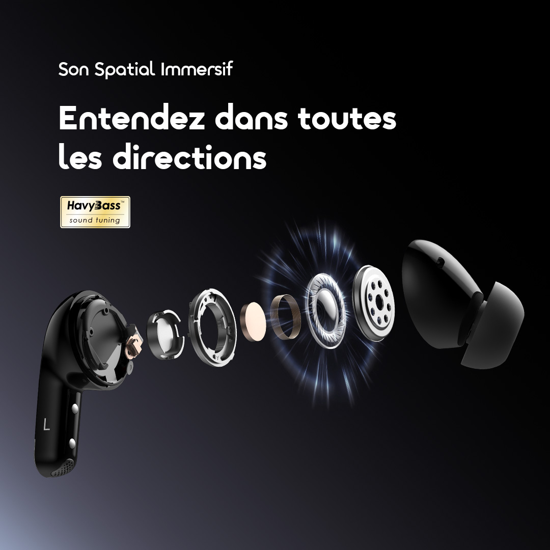 oraimo True Wireless Earbuds SpaceBuds2 OTW 631 5 Immersive FR