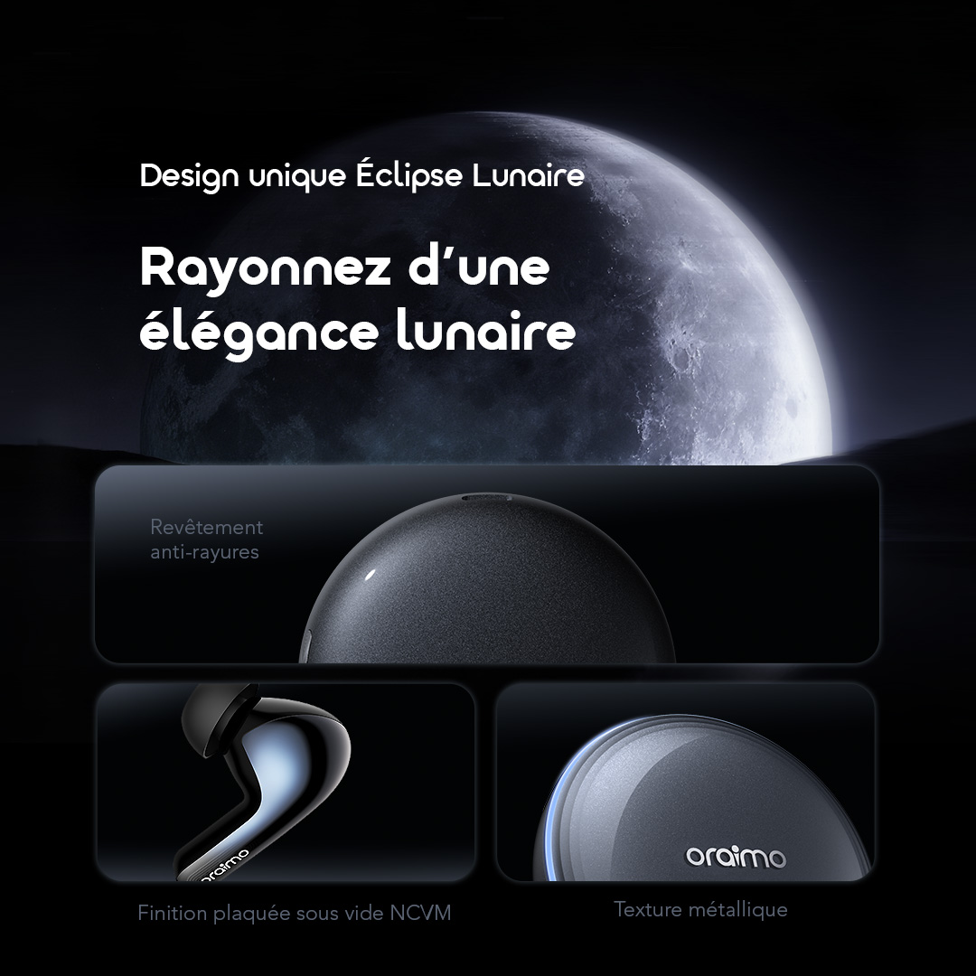 oraimo True Wireless Earbuds SpaceBuds2 OTW 631 9 Design FR