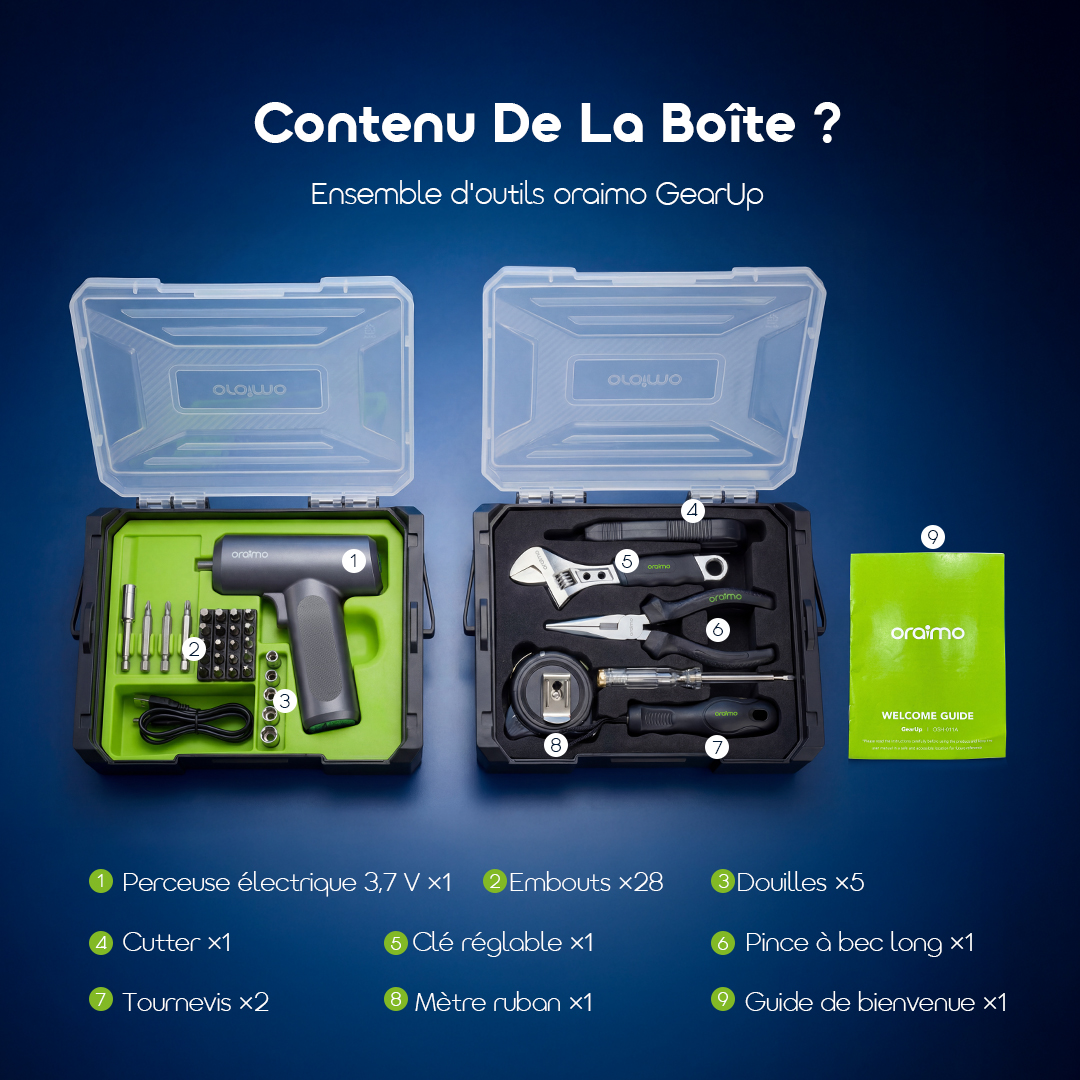 oraimo Toolsets Gearup OSH 011A 7 Box oraimo Toolsets Gearup OSH 011A 7 Box