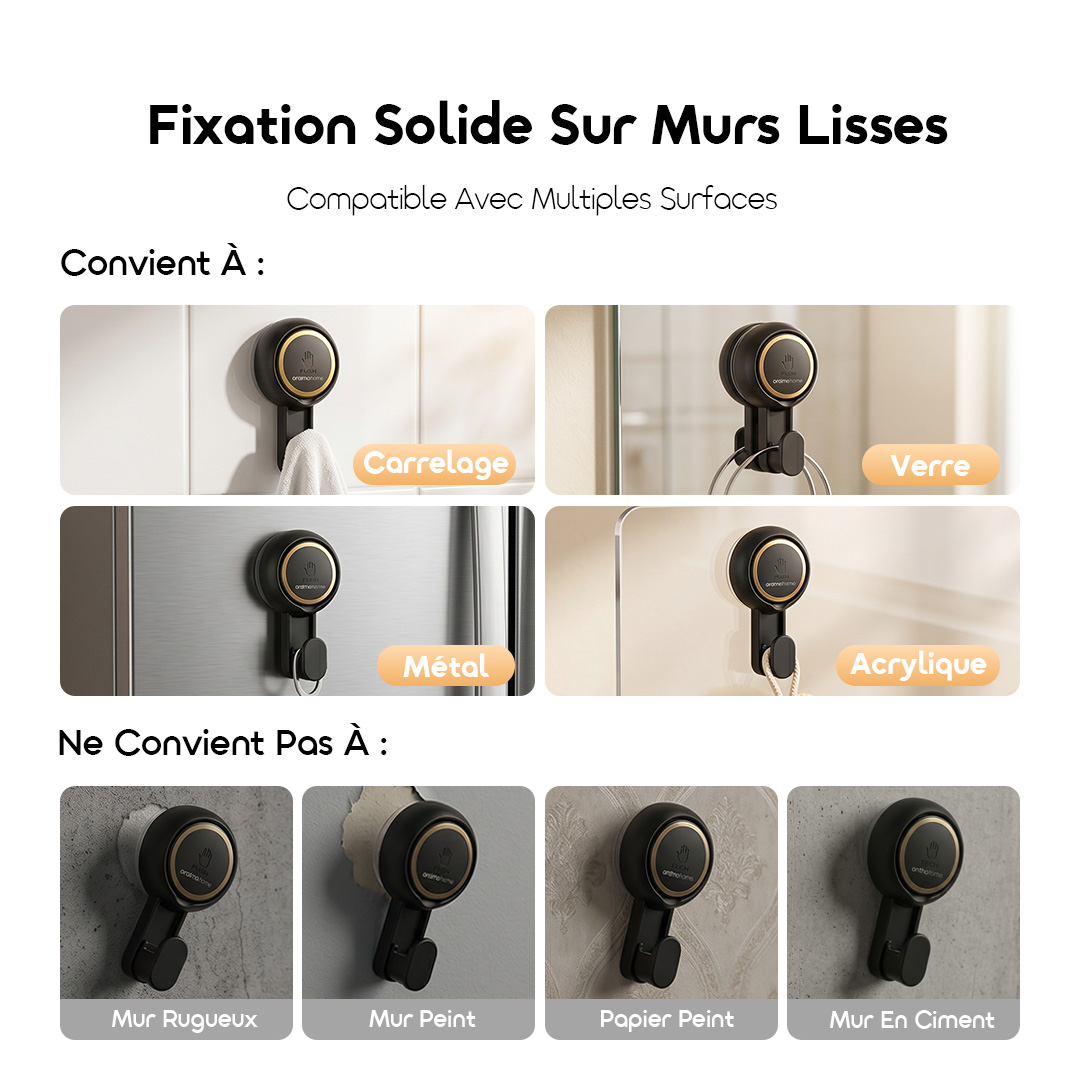 oraimo Vacuum Suction Cup Hooks SnapMount OHEH-002 05 Holds Securely on Smooth Walls