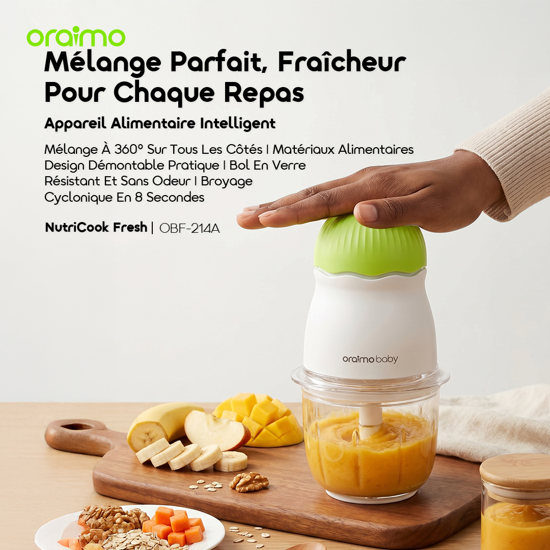 oraimo Smart Foodmaker NutriCook Fresh OBF-214A-1 Main Visual oraimo Smart Foodmaker NutriCook Fresh OBF-214A-1 Main Visual