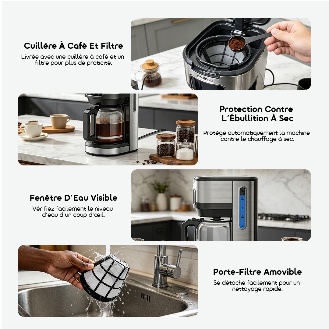 oraimo Drip Coffee Maker BrewDrip OCF-201A 09 Additional Features