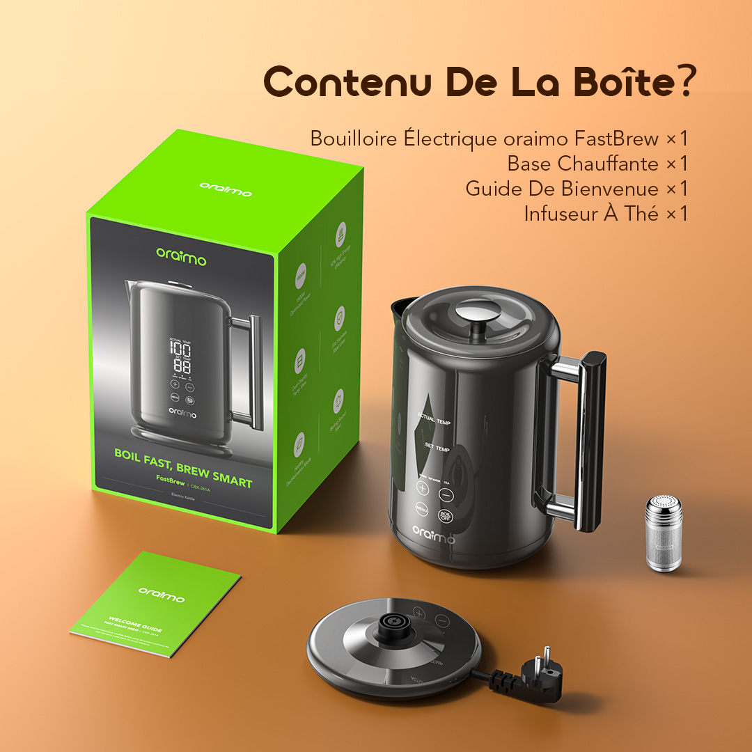 oraimo Electric Kettle FastBrew OEK-261A 09 - What's in the Box oraimo Electric Kettle FastBrew OEK-261A 09 - What's in the Box
