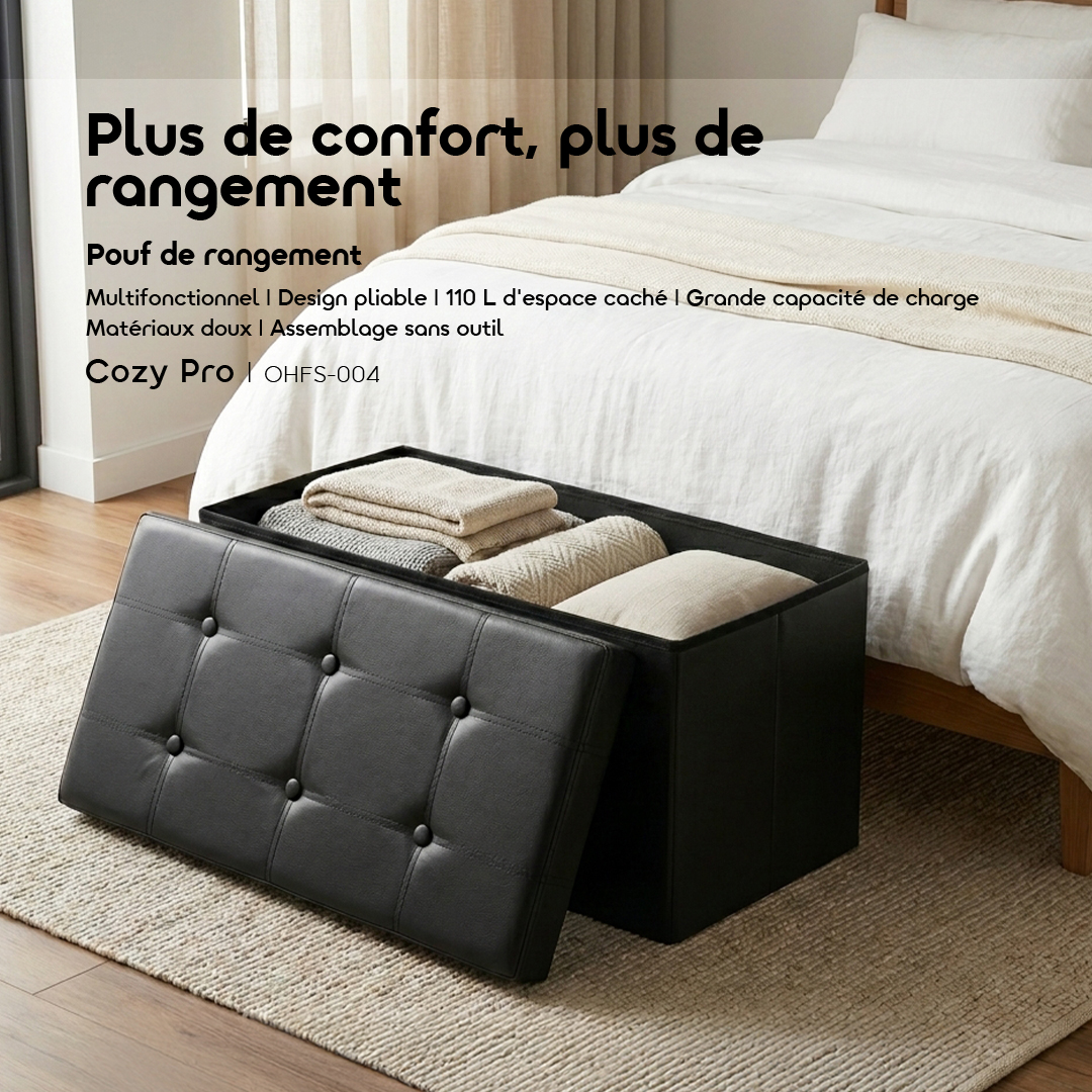 oraimo Storage Ottoman Cozy Pro OHFS-004 01 More Comfort More Storage