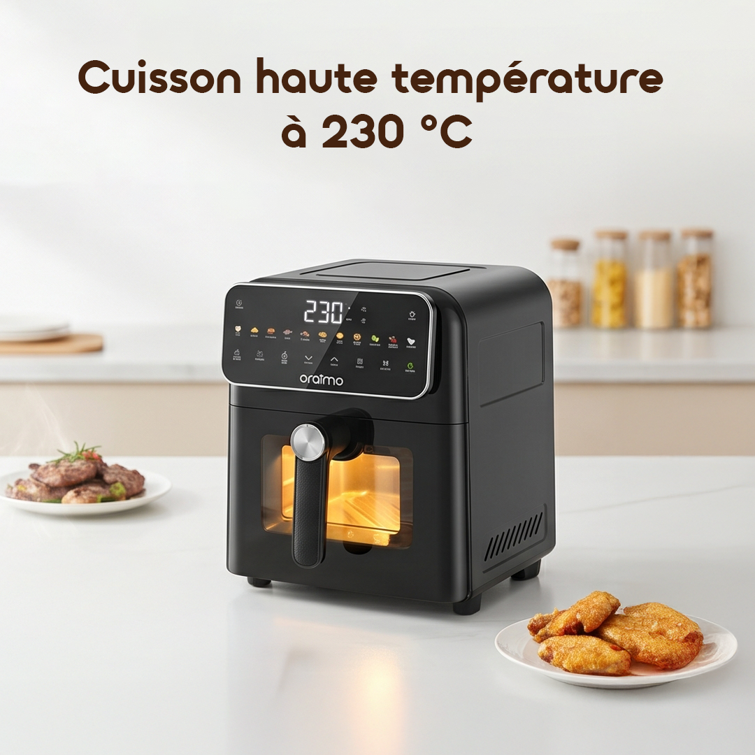 oraimo-Air-Fryer-NutriFry-S1-OAF-261A-13-230°C-High-Temperature-Roasting-FR