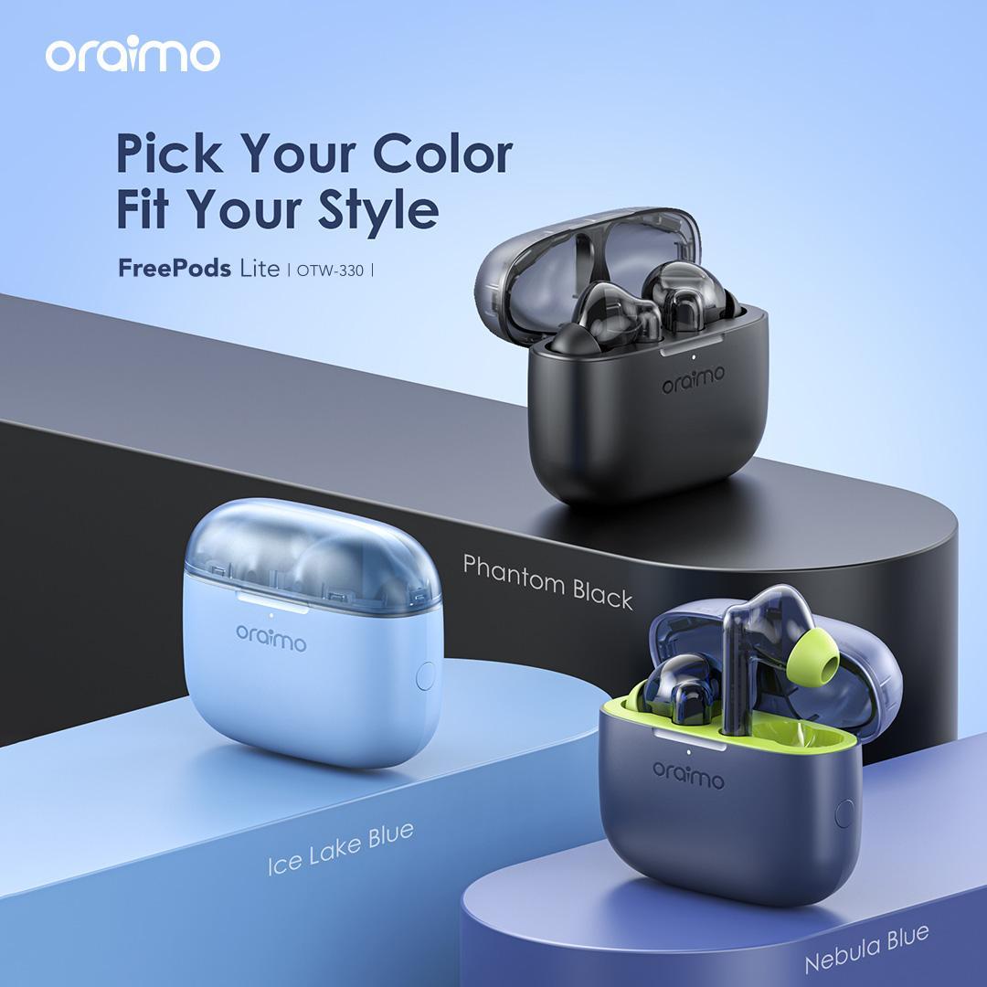 Oraimo TWS Earphone Bluetooth v5.3 Freepods Lite OTW-330