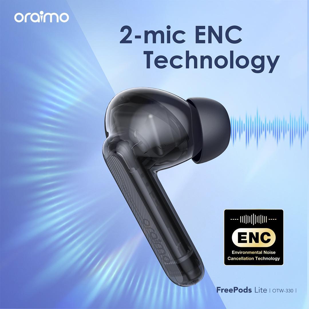 Oraimo TWS Earphone Bluetooth v5.3 Freepods Lite OTW-330