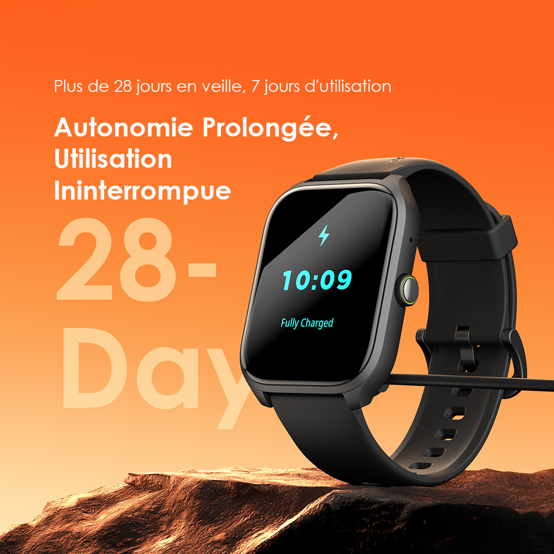 Oraimo Watch 5 Lite - Appels HD sans fil depuis le poignet