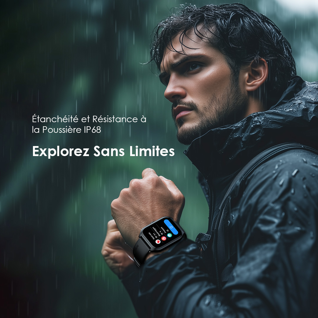 Oraimo Watch 5 Lite - Cadrans IA personnalisables 120 designs