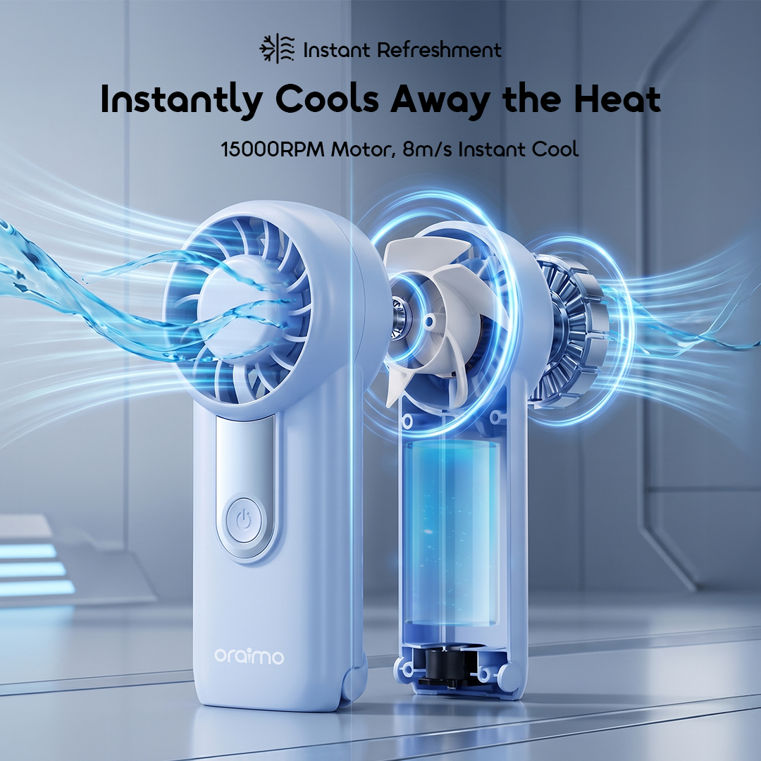oraimo turbofan lite africa OHF-203A 04 instantly cools away the heat oraimo turbofan lite africa OHF-203A 04 instantly cools away the heat