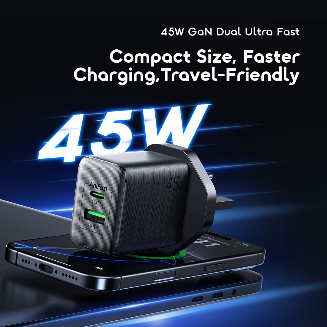 oraimo PowerGaN 453 OCW-5453U 03 compact size faster charging travel friendly
