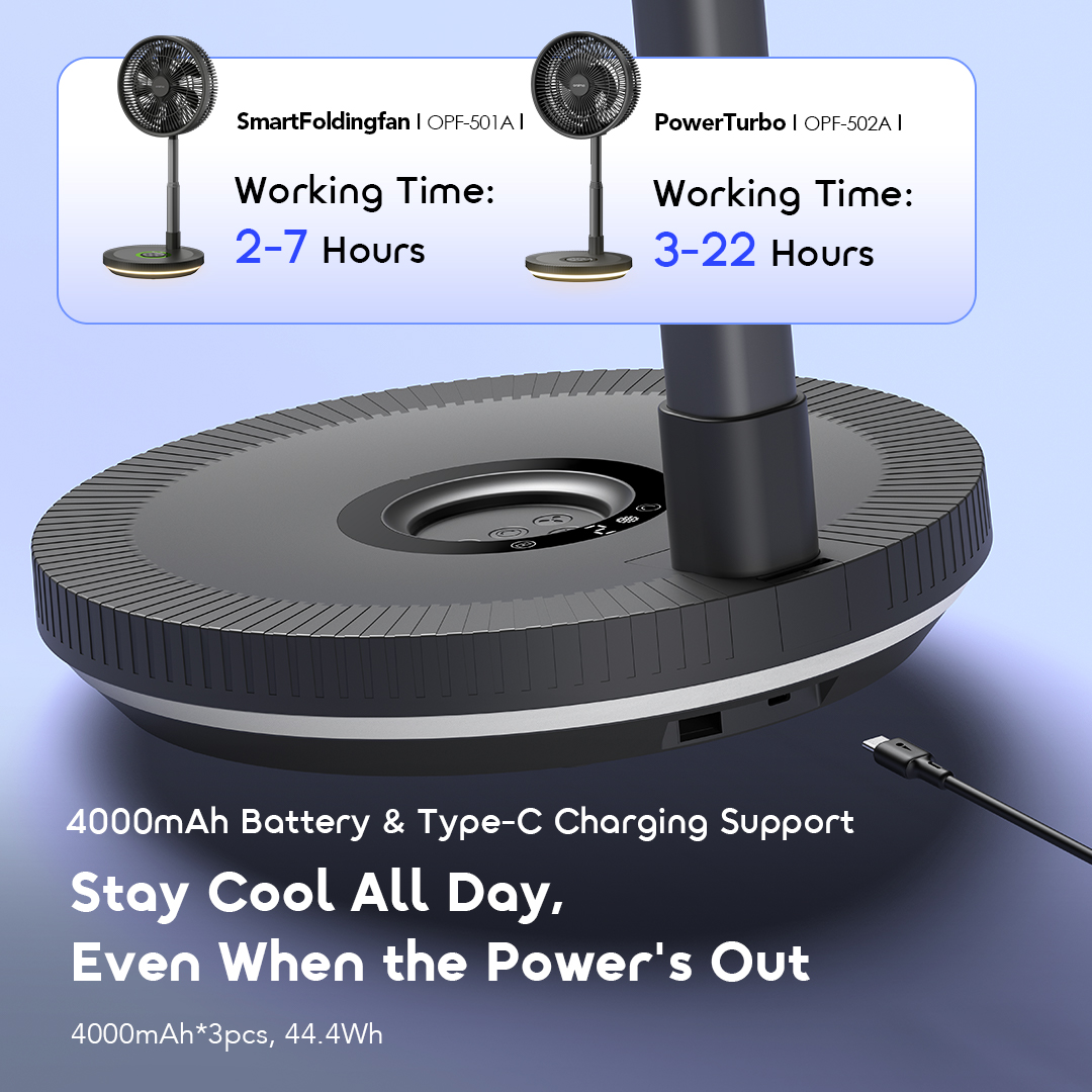 oraimo Fan PowerTurbo OFP-502A rechargeable oraimo Fan PowerTurbo OFP-502A rechargeable