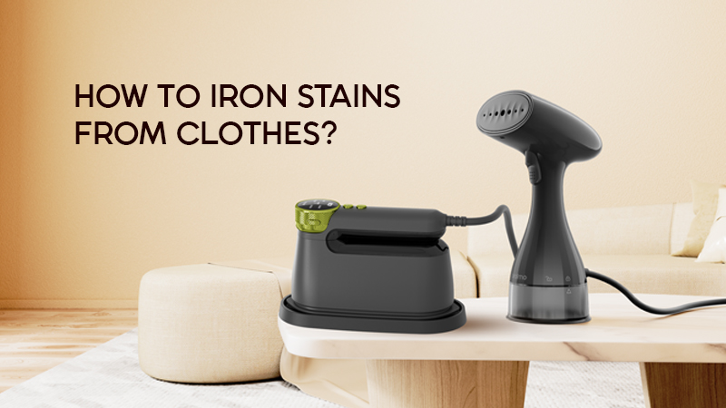 Oraimo iron stain OEI-801A from clothes smartsteamer